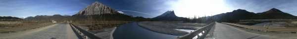 Panorama from the Dietrich River on the Dalton Highway