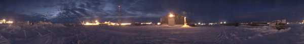 Panorama of the Prudhoe Bay deployment site