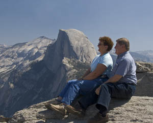 Margie & Roy at Glacier Point