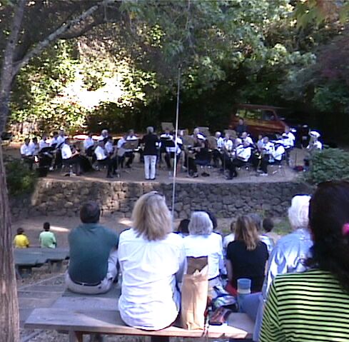 Concert at Woodside School Amphitheater - Sept 2001